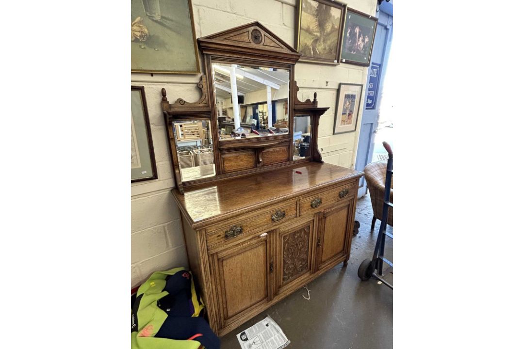 American style mirror backed sideboard