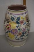 A very large Poole Pottery floral decorated vase