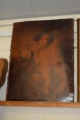 After Raeburn oleograph boy with a rabbit