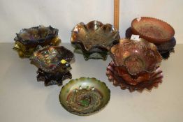 Mixed Lot: Various Carnival glass