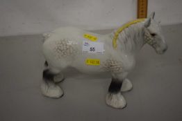 A Beswick model of a dappled shire horse