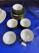 Quantity of green coffee wares