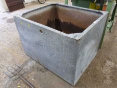 Galvanised water tank