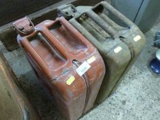 Two jerry cans