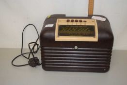 A vintage Bush bakelite cased radio