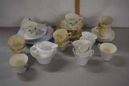 Mixed Lot: Tea wares to include Shelley