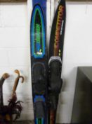 Two O'Brien water skis