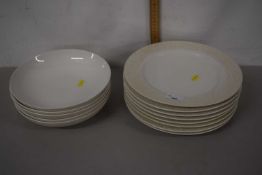 Quantity of Denby Monsoon plates and bowls
