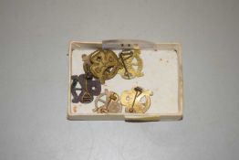 Box of Girl Guide badges