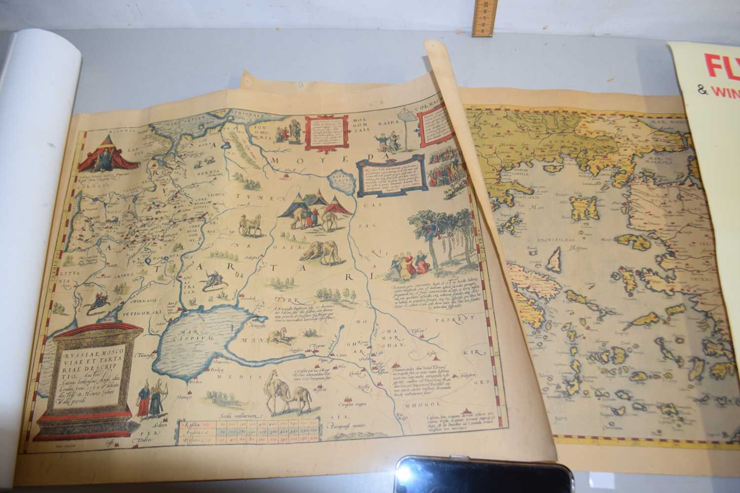 Mixed Lot: Amanda Gooseman Desert Orchid over the Water, coloured print, a further modern Guinness - Image 3 of 4