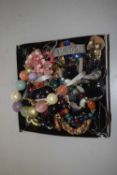 Box of assorted costume jewellery