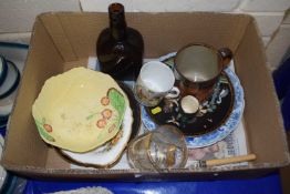 Box of various assorted mixed china wares