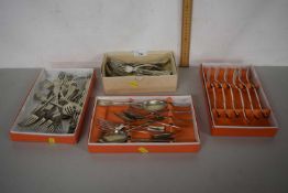 Mixed Lot: Silver plated cutlery