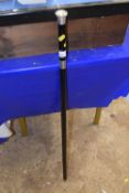 A silver mounted sword stick