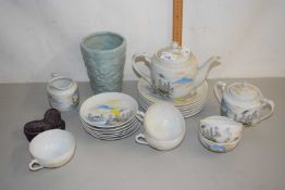 Japanese porcelain tea set