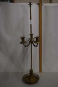 Brass candelabra