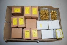 Box of various brass screws