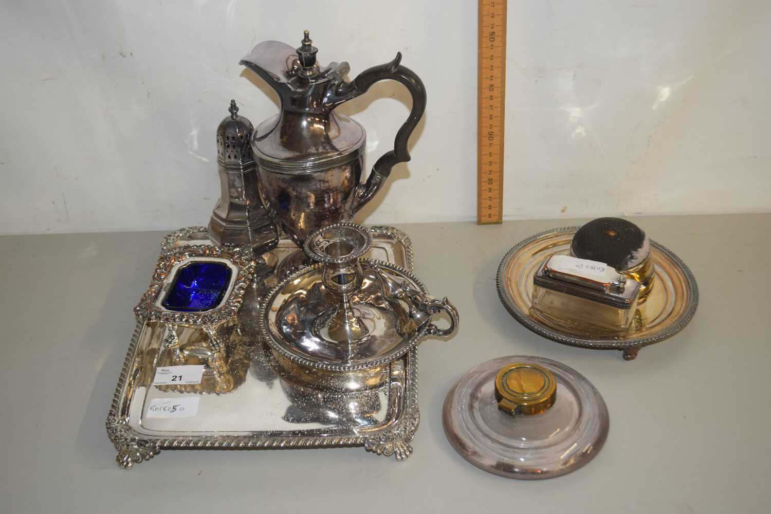 Group lot of various silver plated wares