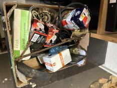 Box of assorted workshop clearance