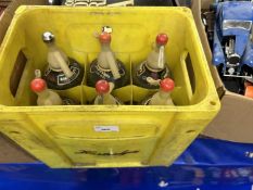six soda syphons