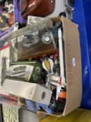 Box assorted model cars, bikes, planes etc
