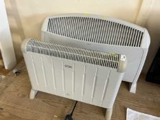 Two free standing heaters
