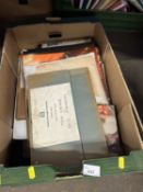 Box assorted pictures, prints and illustrations