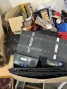 Three boxes of assorted Scalextric