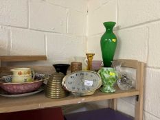 Mixed lot to include glassware, ceramics and other items