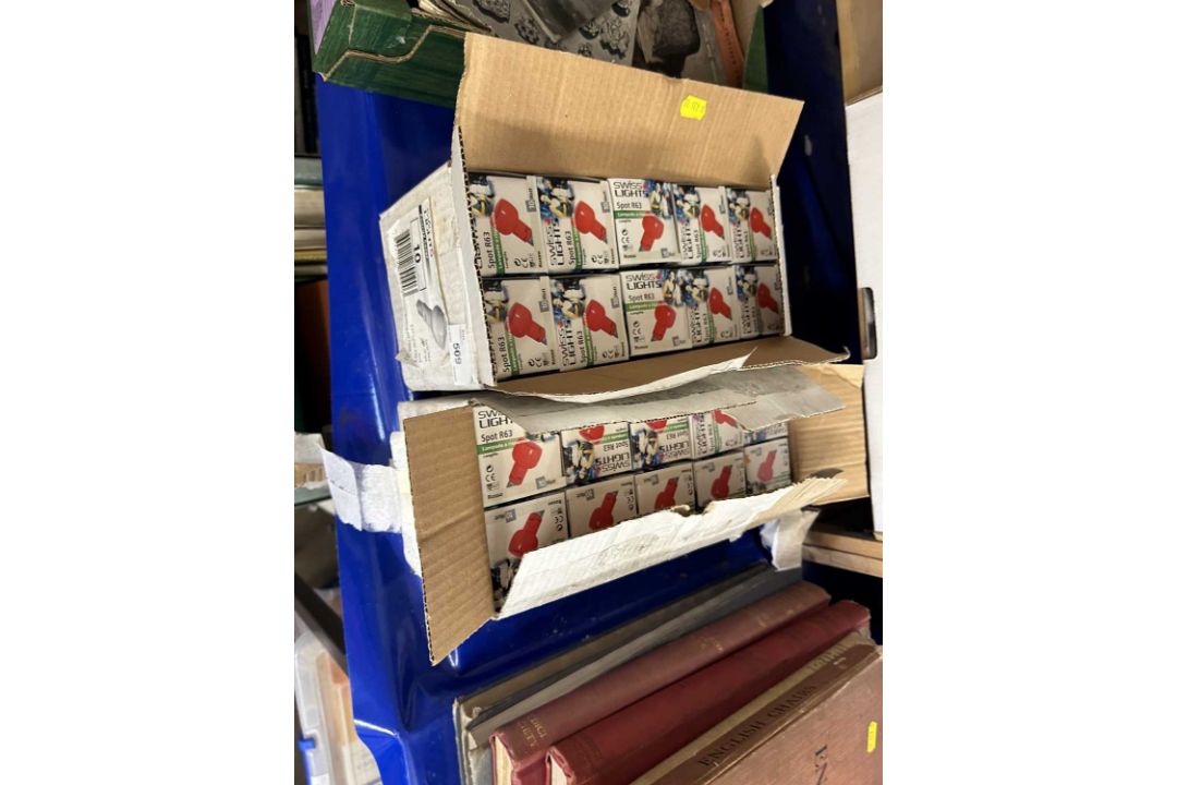Two boxes of light bulbs