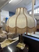 Brass table lamp