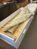 An Ikea Brimnes double day bed
