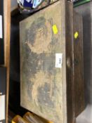 Vintage metal strong box
