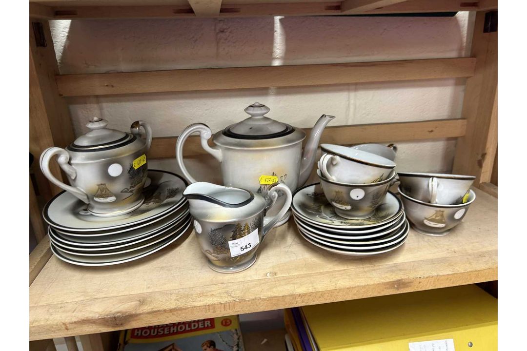 Japanese export market tea wares