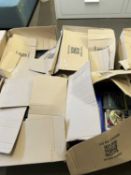 Four boxes of books