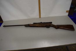 A Webley & Scott Falcon air rifle with scope