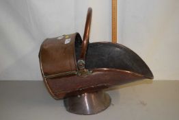 Copper coal chute