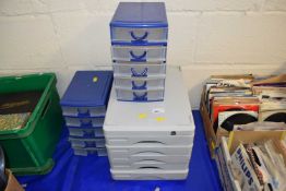 Three storage boxes