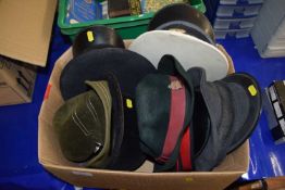 Quantity of assorted hats