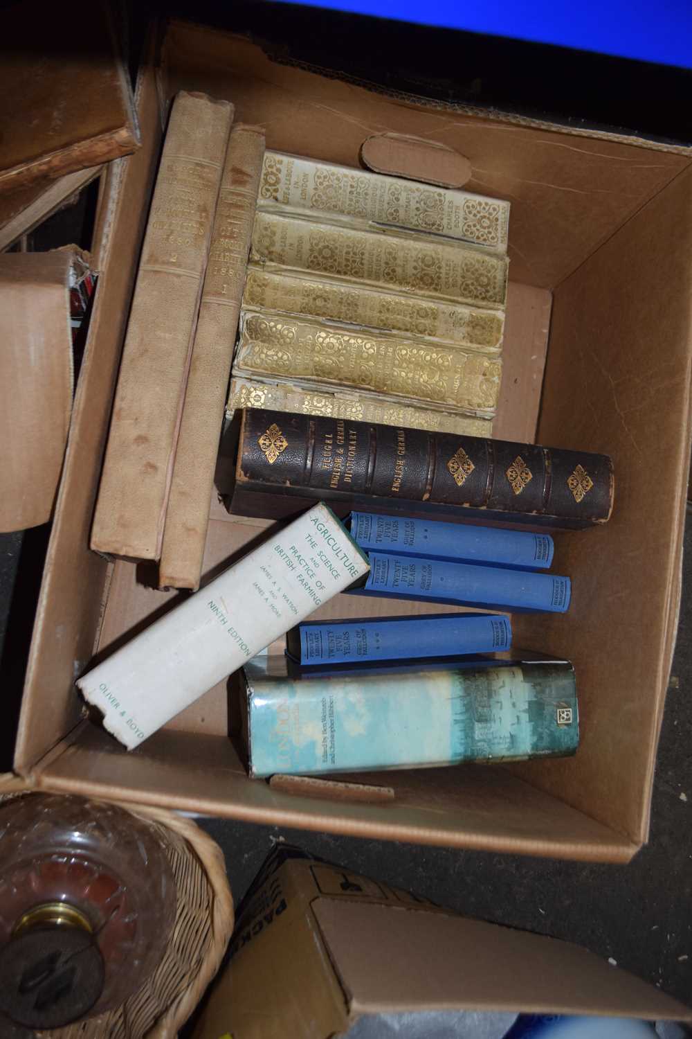 Books, mixed lot London, agriculture, language etc