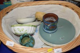 A quantity of Royal Doulton Spindrift dinner wares and other items
