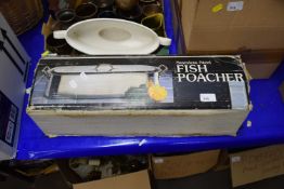 A fish poacher, boxed