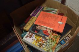 Box of assorted books, various subjects and topics