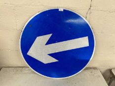 A road sign