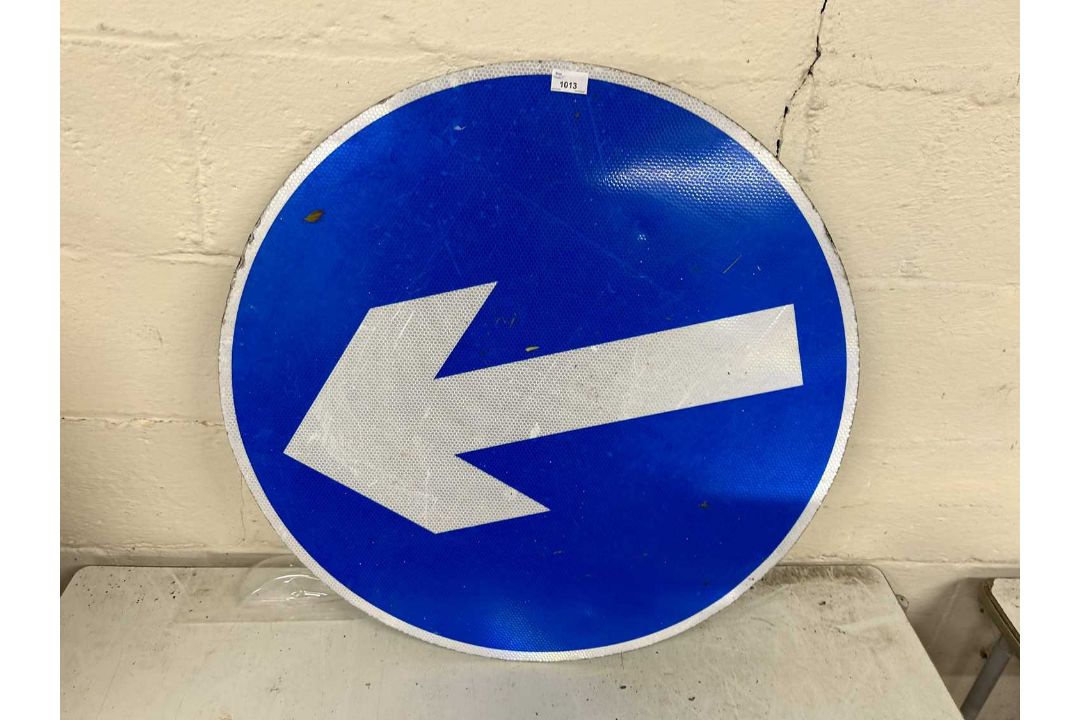 A road sign