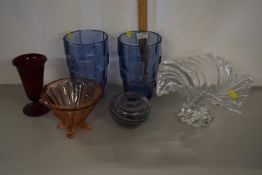 Collection of various Art Glass vases