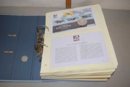 Fly Navy - 100 Years of Naval Aviation Coin Cover collection in album