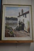 Billie Graeme - Study of The Old Ferry Inn, oil on board