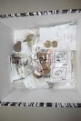 Box of mainly British and European coinage, circulated edition, 19th/20th Century