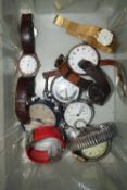 Mixed Lot: Various pocket and wristwatches